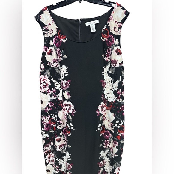 White House Black Market Dresses & Skirts - Floral Black Dress from White House Black Market- EUC